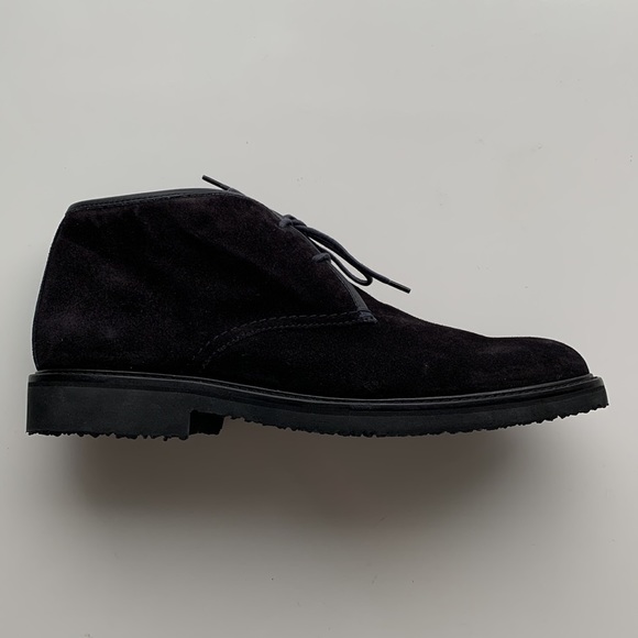 Ermenegildo Zegna Navy Suede Chukka Boot - Picture 6 of 16